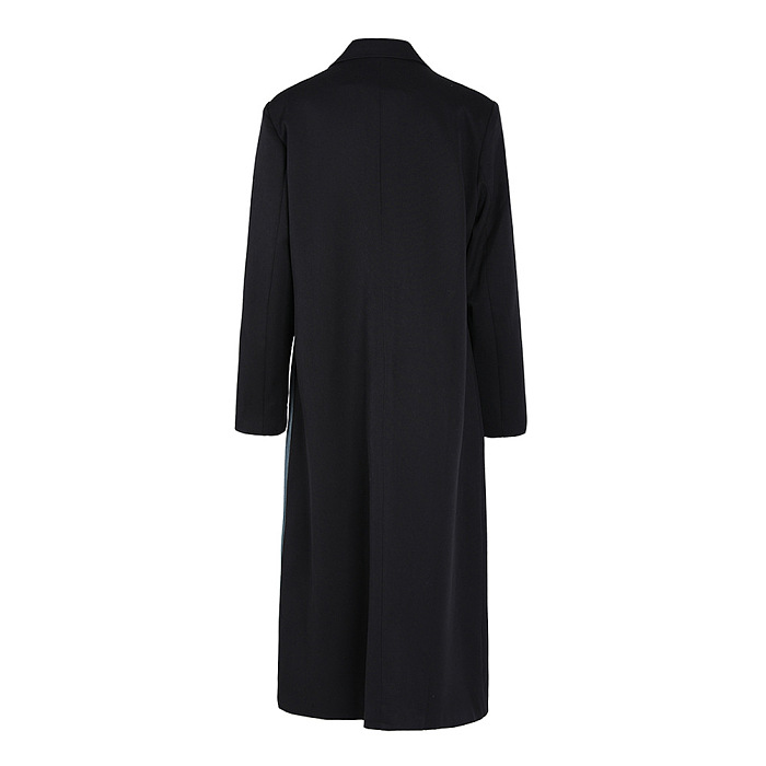 SUPER WHOLESALE | Blazer Collar Long Coat