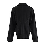 SUPER WHOLESALE | Tailored Waist Zip-Up Jacket