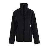 SUPER WHOLESALE | Tailored Waist Zip-Up Jacket