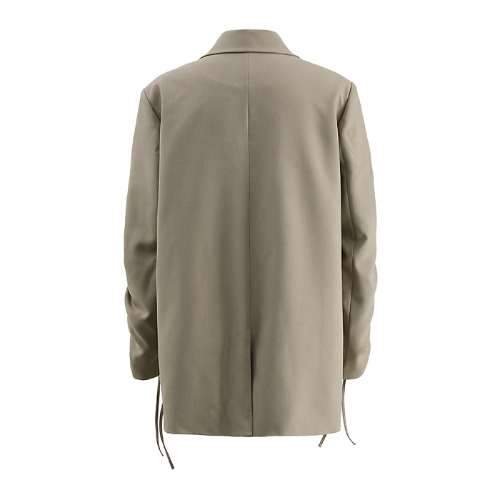 SUPER WHOLESALE | Drawstring Design Oversized Jacket