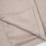 SUPER WHOLESALE | Woolen Double-Breasted Waist-Cinching Long Coat