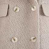 SUPER WHOLESALE | Woolen Double-Breasted Waist-Cinching Long Coat