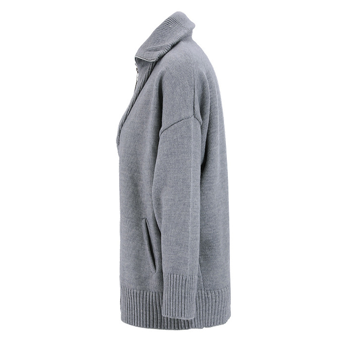 SUPER WHOLESALE | Dual-Zipper Sweater