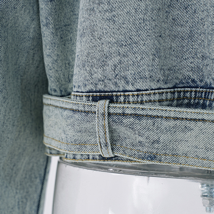 SUPER WHOLESALE | Vintage Washed Denim Jacket