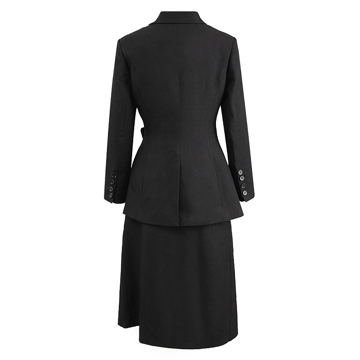 SUPER WHOLESALE | Waist-Cinching Blazer With Split Skirt