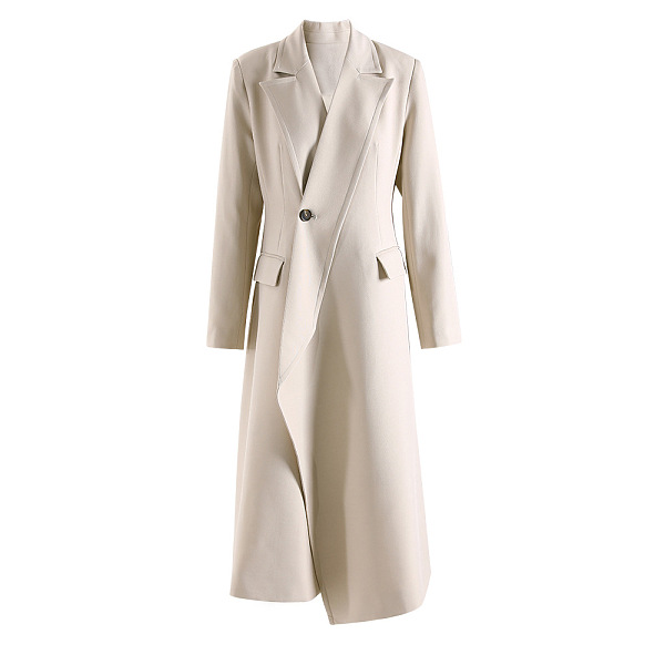 SUPER WHOLESALE | Asymmetric Trench Coat