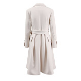 SUPER WHOLESALE | Belted Blazer-Collar Coat