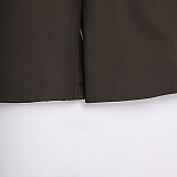 SUPER WHOLESALE | Contrast Double-Breasted Patchwork Trench Coat