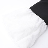 SUPER WHOLESALE | Puff-Sleeve Patchwork Blazer Dress