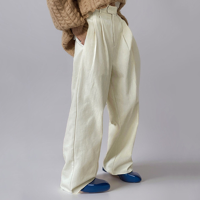 SUPER WHOLESALE | Floor-Length High-Waist Wide-Leg Pants