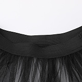 SUPER WHOLESALE | Patchwork Mesh Skirt Set