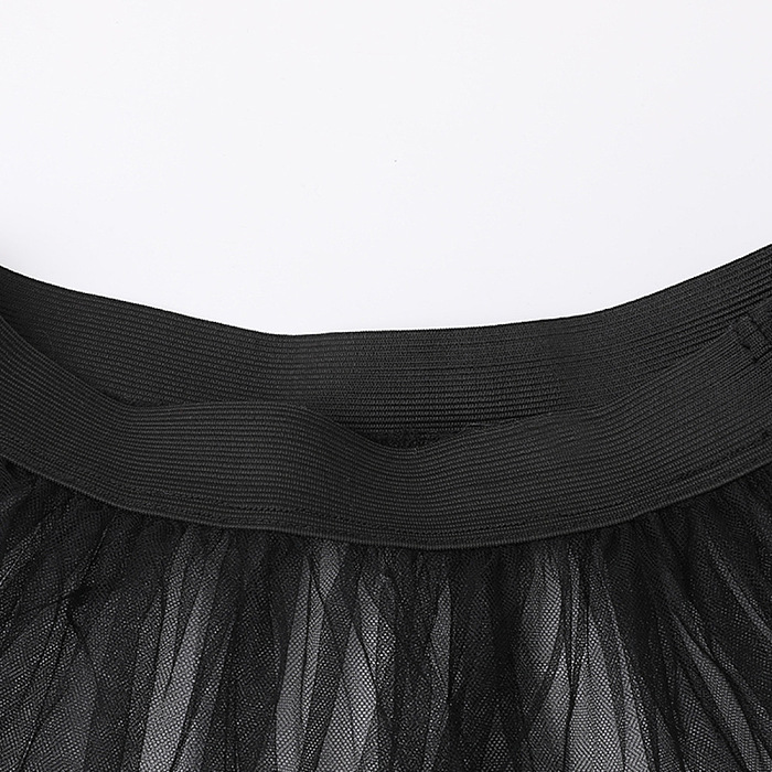 SUPER WHOLESALE | Patchwork Mesh Skirt Set