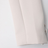 SUPER WHOLESALE | Belted Blazer-Collar Coat