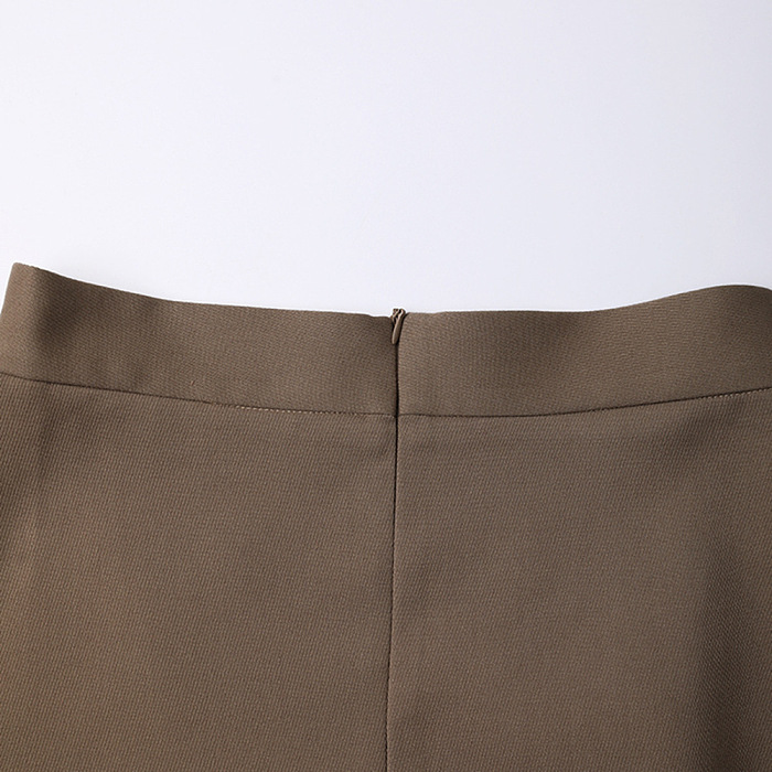 SUPER WHOLESALE | Ruched Asymmetric Strapless Top And Skirt