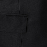 SUPER WHOLESALE | Puff-Sleeve Patchwork Blazer Dress