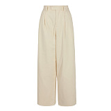 SUPER WHOLESALE | Floor-Length High-Waist Wide-Leg Pants