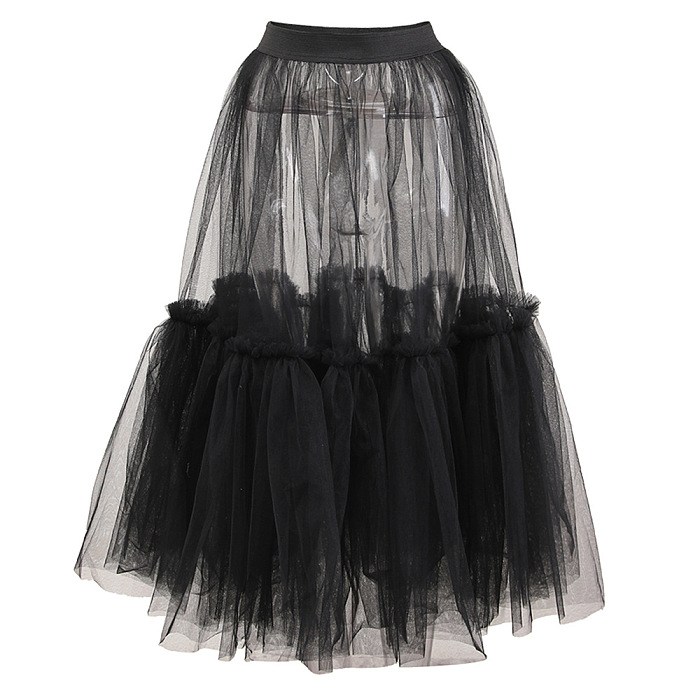 SUPER WHOLESALE | Patchwork Mesh Skirt Set