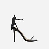 SUPER WHOLESALE | Bowknot Unique Stiletto Ankle-Strap High-Heel Sandals