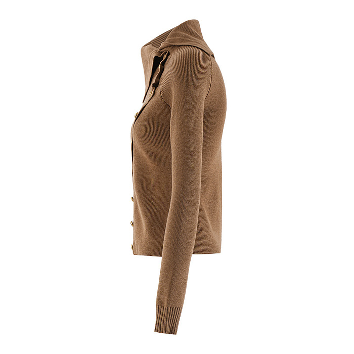 SUPER WHOLESALE | Deconstructed Slit Asymmetric Knit Sweater