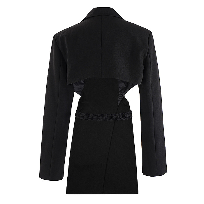 SUPER WHOLESALE | Cut-Out Waist Two-Piece Tailored Blazer