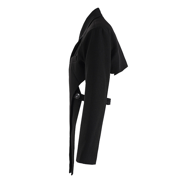 SUPER WHOLESALE | Cut-Out Waist Two-Piece Tailored Blazer