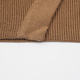 SUPER WHOLESALE | Deconstructed Slit Asymmetric Knit Sweater