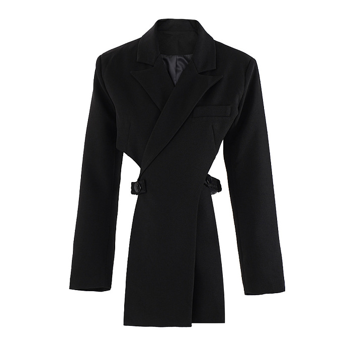SUPER WHOLESALE | Cut-Out Waist Two-Piece Tailored Blazer