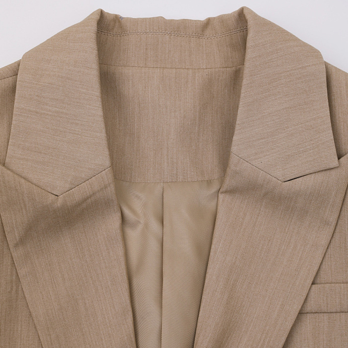 SUPER WHOLESALE | Contrast Color Patchwork Blazer