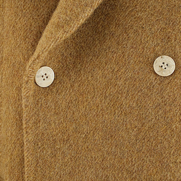 SUPER WHOLESALE | Scarf-Collar Patchwork Wool Blazer