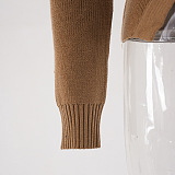 SUPER WHOLESALE | Deconstructed Slit Asymmetric Knit Sweater