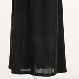 SUPER WHOLESALE |Metal-Buckle Twisted Ruched Waist-Cinching Dress