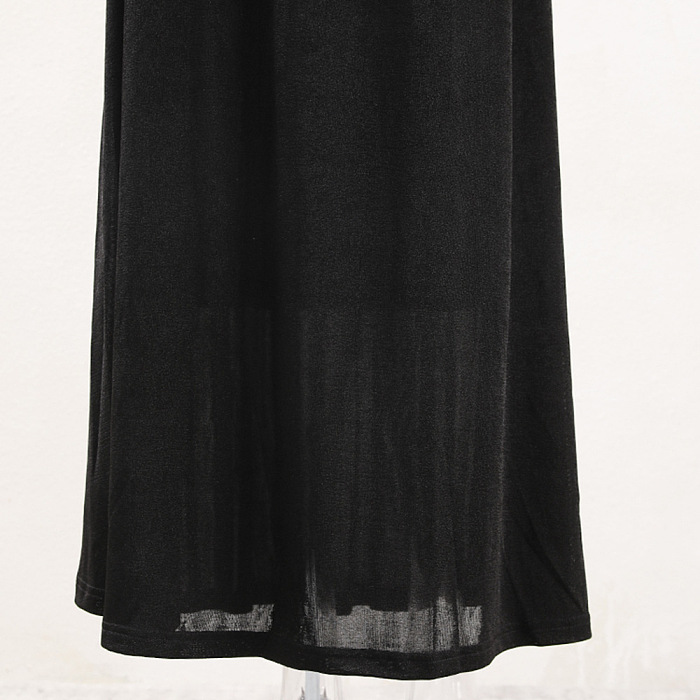 SUPER WHOLESALE |Metal-Buckle Twisted Ruched Waist-Cinching Dress