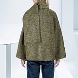 SUPER WHOLESALE | Double-Faced Wool Coat With Detachable Scarf
