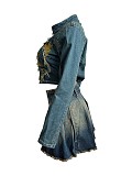 SUPER WHOLESALE | Stretch Fabric Pleated Skirt Set