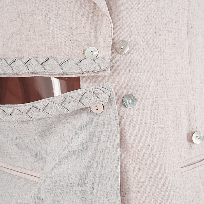 SUPER WHOLESALE | Asymmetric Tailored Statement Blazer