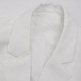 SUPER WHOLESALE | Structured Layered Crossed Blazer