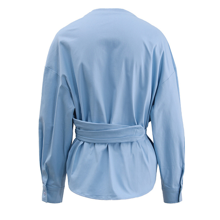 SUPER WHOLESALE | Cross-Bandage Shirt Top