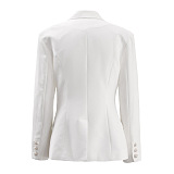 SUPER WHOLESALE | Structured Layered Crossed Blazer