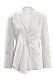 SUPER WHOLESALE | Structured Layered Crossed Blazer