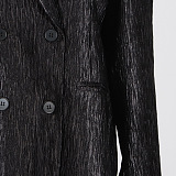 SUPER WHOLESALE | Long-Sleeve Collared Textured Blazer