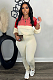 SUPER WHOLESALE | Color-Block Tracksuit With Zipper Hoodie And Leggings Two-Piece Set