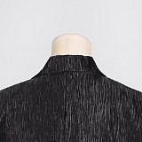 SUPER WHOLESALE | Long-Sleeve Collared Textured Blazer