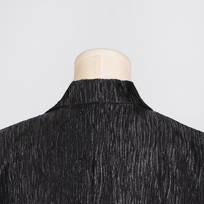 SUPER WHOLESALE | Long-Sleeve Collared Textured Blazer
