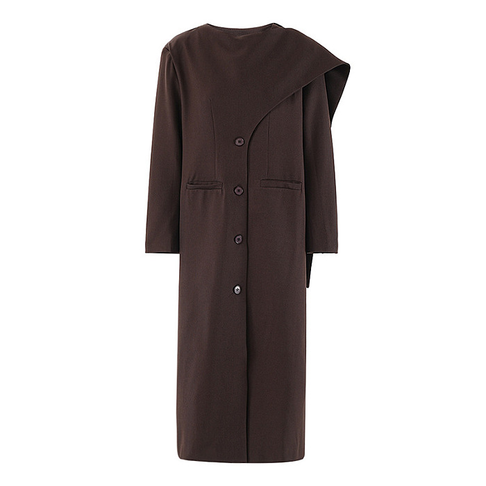 SUPER WHOLESALE |Cape Blazer Trench Coat
