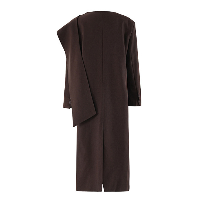 SUPER WHOLESALE |Cape Blazer Trench Coat