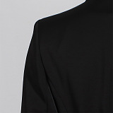 SUPER WHOLESALE | Mesh Patchwork Collared Belted Midi Skirt