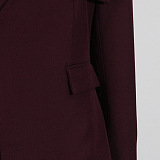 SUPER WHOLESALE | Solid Color Belted Long-Sleeve Blazer