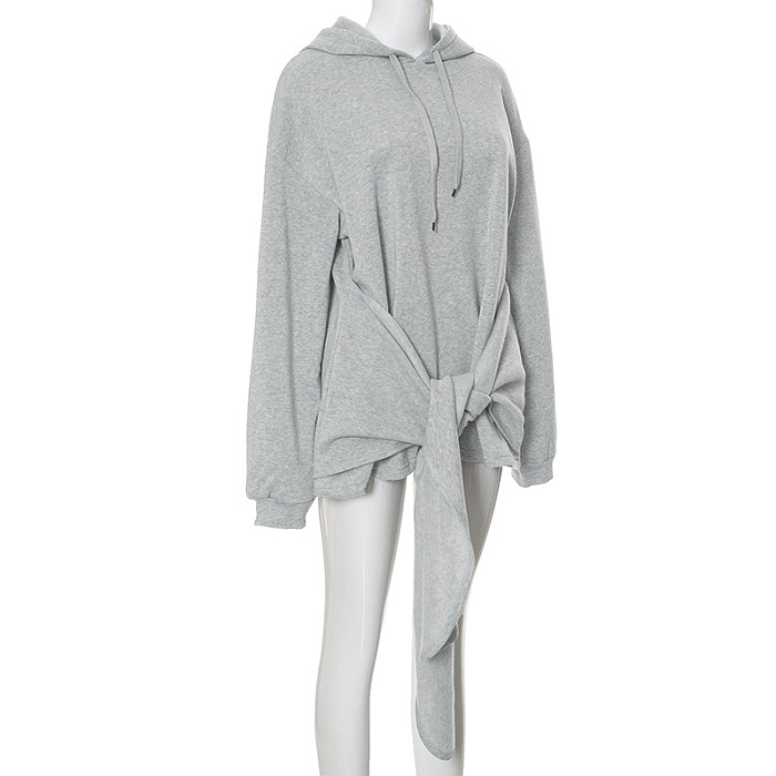 SUPER WHOLESALE | Hooded Pullover Oversized Casual Sweatshirt