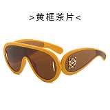 SUPER WHOLESALE | Oversized Frame Visor Sunglasses