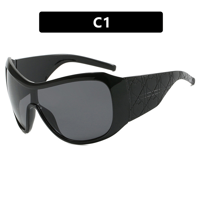 SUPER WHOLESALE | Oversized Frame Visor Sunglasses